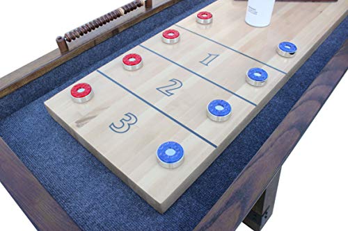 Hathaway Cheyenne 12' Shuffleboard Table Rustic Oak