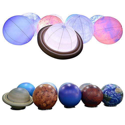 SAYOK Inflatable Solar System Planet Balloons Set with Air Pump 11 Balloons