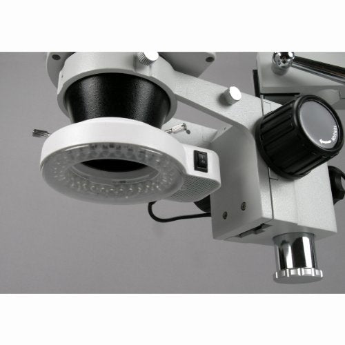 AmScope Professional Trinocular Stereo Zoom Microscope WH10x Eyepieces 7X-45X Magnification
