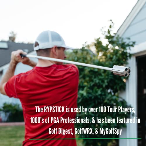 Rypstick Golf Swing Trainer Device for Increased Distance White
