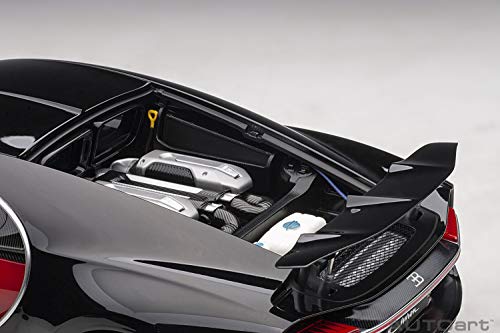 AUTOart Bugatti Chiron 1/12 Model Car Italian Red Nocturne Black