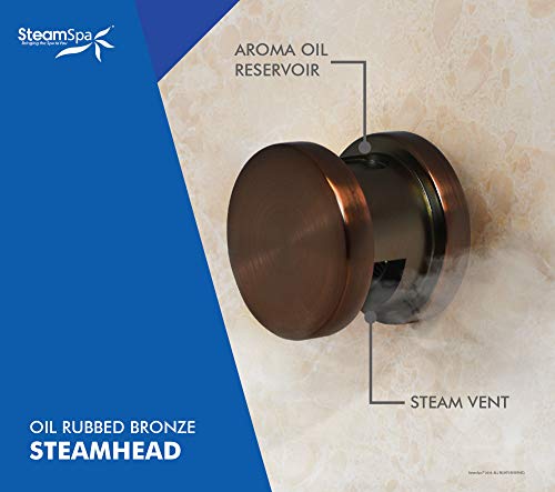 Steam Spa 6KW Quick Start Bath Generator Package Chrome
