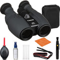 Canon Binocular Bundle 14x32 with Lens Shift Image Stabilization & Accessories