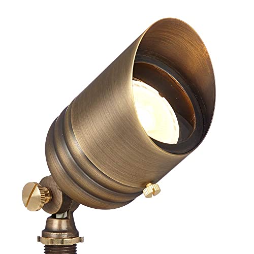 VOLT 20-Pack 12V Fat Boy Solid Brass Outdoor Spotlights Bronze