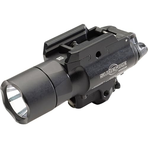 SureFire X400T High-Candela LED WeaponLight with Green Laser Black