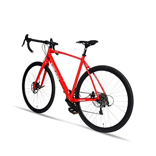 HEAD Pava 22 Speed Aluminum Road Bicycle with Carbon Fork Red