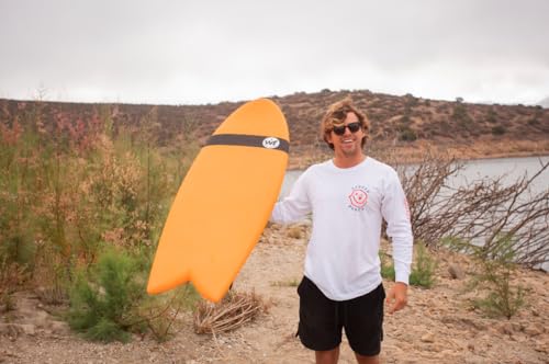 Liquid Force Wake Foamie Fish 5ft Wakesurf Board Orange