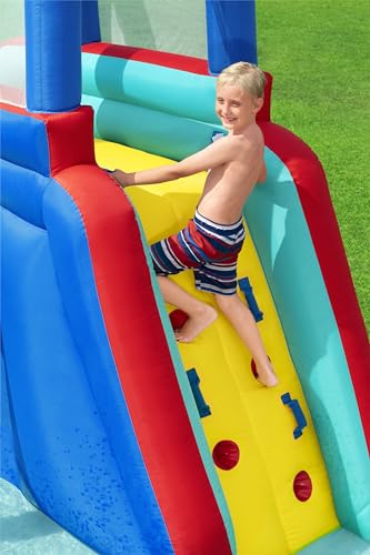 Bestway H2OGO! Waterfall Waves Mega Water Park Inflatable Slide and Pool