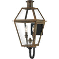 Quoizel Rue De Royal Charleston Outdoor Wall Lantern 23.5 Inch 2-Light Industrial Bronze