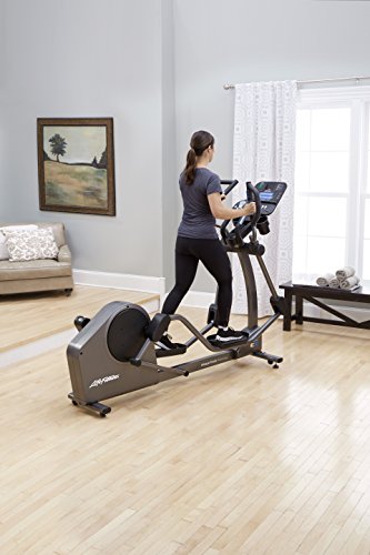 Life Fitness E3 Cross Trainer Elliptical Exercise Machine with Go Console Titanium