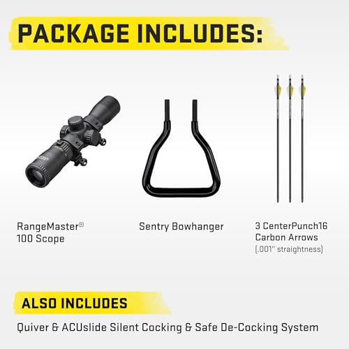 TenPoint Siege 425 Crossbow Vektra with RangeMaster 100 Scope and ACUslide System