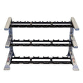 Body-Solid SDKR1000SD 3-Tier Saddle Dumbbell Rack Grey/Black
