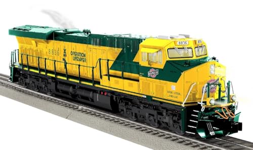 LIONEL TRAINS CNW Legacy ES44AC Diesel Locomotive #8836 O Gauge Natural Color