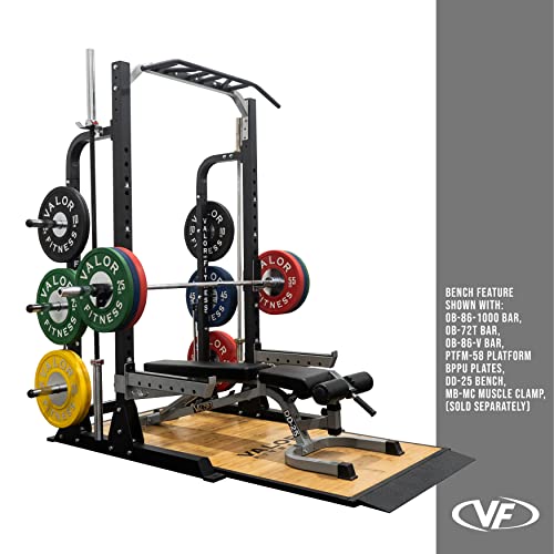 Valor Fitness Half Rack Squat Machine Black
