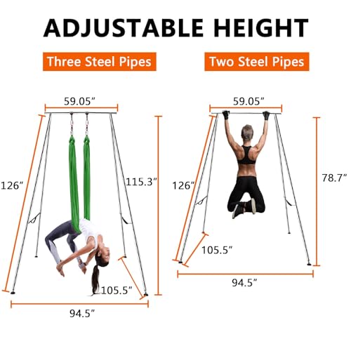 Ajikgn Yoga Stand Inversion Swing Frame Green
