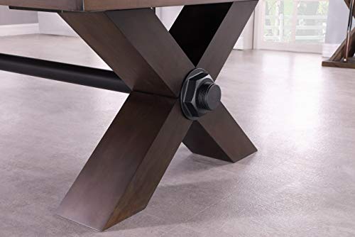 Empire USA Plank & Hide - Vox Billiard Pool Table Grey Walnut