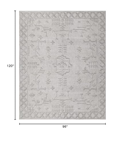 Company C Mountmellick Chunky Weave Indoor/Outdoor Rug 8' x 10' Driftwood