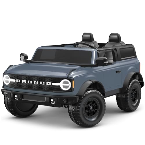 Kid Trax 12V Ford Bronco Ride-On Toy Grey