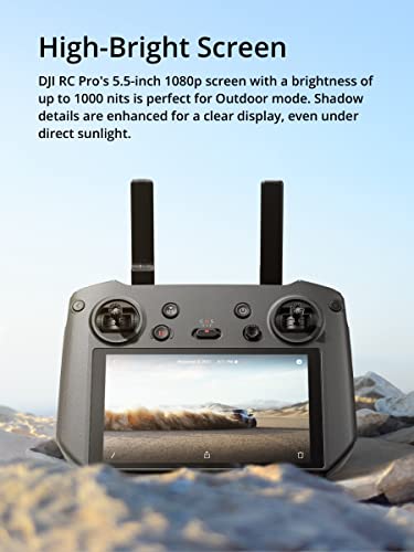 DJI RC Pro High-Performance Remote Controller Gray (Renewed)