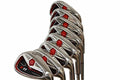 Swift Speed Big & Tall Black Iron Set +2" Custom XL XXL Golf Clubs Power Back T11: 4, 5, 6, 7, 8, 9, Pw + Free Sw