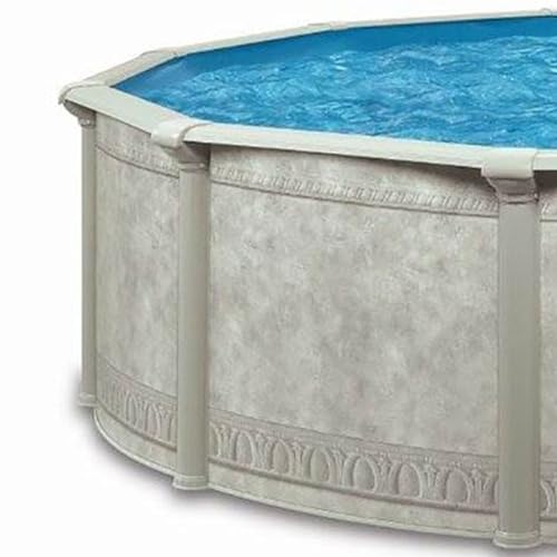Aquarian Pools Venetian Steel Above Ground Swimming Pool Gray