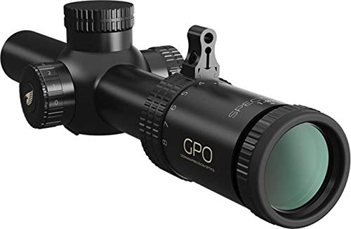 GPO German Precision Optics Spectra 8X Rifle Scope 1-8x24mm 30mm Tube SFP G4i Reticle Black