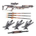 RAVIN R10 400 FPS Crossbow Predator Camo Bundle with Steel Broadheads & Shoulder Sling