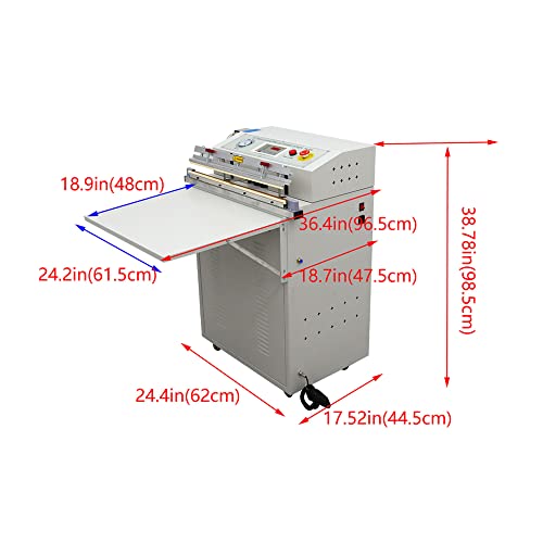 LGXEnzhuo Automatic Outside Pumping Vacuum Sealer 600mm 110V 370W