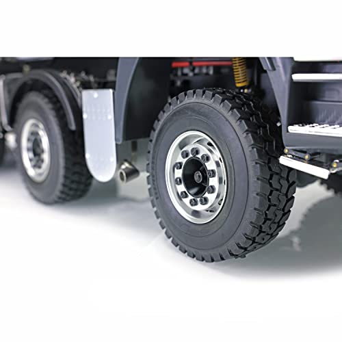 TOUCAN RC HOBBY 1/14 JDM Metal Hydraulic 8X8 RC Dumper Truck with 2-Speed Axles and Sound