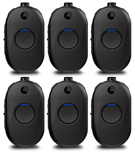 Motorola Solutions CLP1010e UHF 1 Channel 1 Watt Two-Way Radio 6-Pack Black