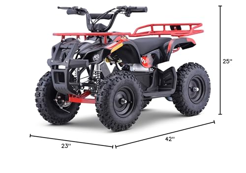MotoTec 36v 500w Sonora Kids ATV Large Red