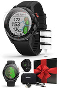 PlayBetter Garmin Approach S62 Premium Golf GPS Watch Black/CT10 Sensors