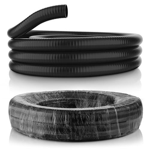 Alpine Corporation 100' PVC Ultra-Flex Hose 3" Inside Diameter Black