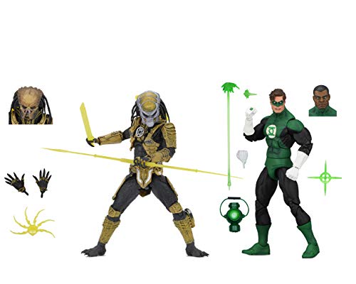 NECA 2019 NYCC Exclusive DC vs Dark Horse Green Lantern vs Sinestro Predator Green