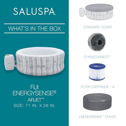 Bestway SaluSpa Fiji AirJet Inflatable Hot Tub Grey