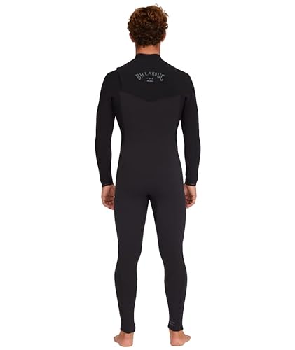 Billabong Mens 3/2mm Revolution Natural Zipperless Fullsuit Wetsuit Black