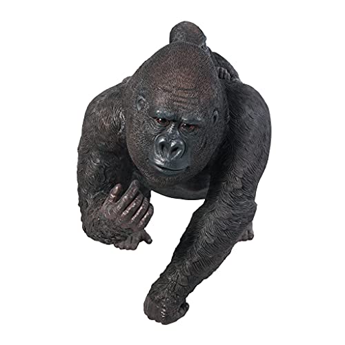 Design Toscano Lowland Gorillas Mother & Child Ape Statues Full Color
