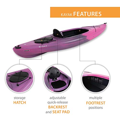 Lifetime Cruze 100 Sit-in Kayak Orchid Fusion