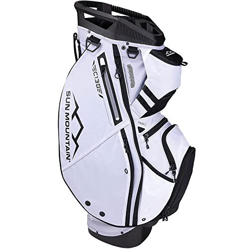 Sun Mountain 2024 C-130 Golf Cart Bag White/Black