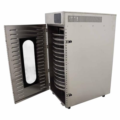 INTSUPERMAI 20 Layer Commercial Food Dehydrator Stainless Steel 110V