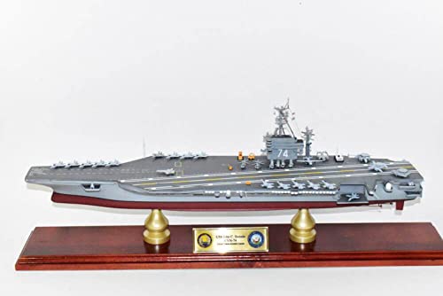 Squadron Nostalgia LLC USS John C Stennis CVN-74 Nimitz Class Carrier Model Mahogany 24 Inch Navy