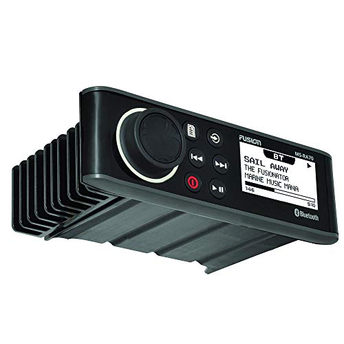 Fusion Marine Entertainment System with Bluetooth & 2 Pairs EL Series 6.5" Speakers, Grey