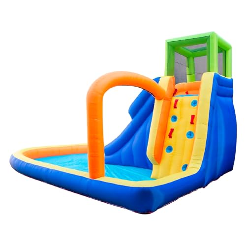 BANZAI Splash Falls Inflatable Water Park Multi
