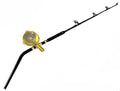 EAT MY TACKLE 130W 2-Speed Reel on 160-200lb Bent Butt Tournament Rod Black
