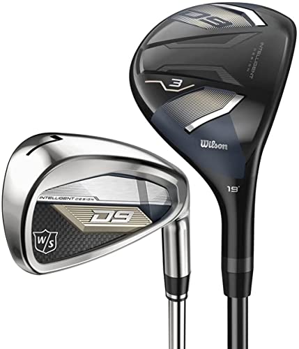 WILSON Staff D9 Iron Golf Set Men's Right Hand Steel Shaft Regular Flex Gray