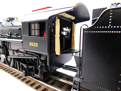Generic MTH Premier PRR 2-8-2 USRA Light Mikado Steam Locomotive Engine #9628 O Gauge Black