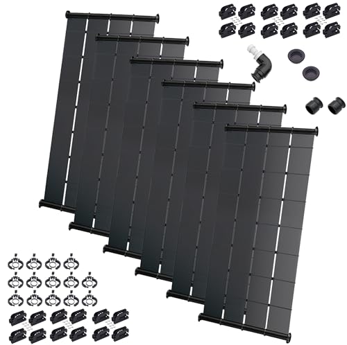 Fenix Pool Solar Heliocol Solar Pool Heater DIY Kit Black