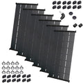 Fenix Pool Solar Heliocol Solar Pool Heater DIY Kit Black