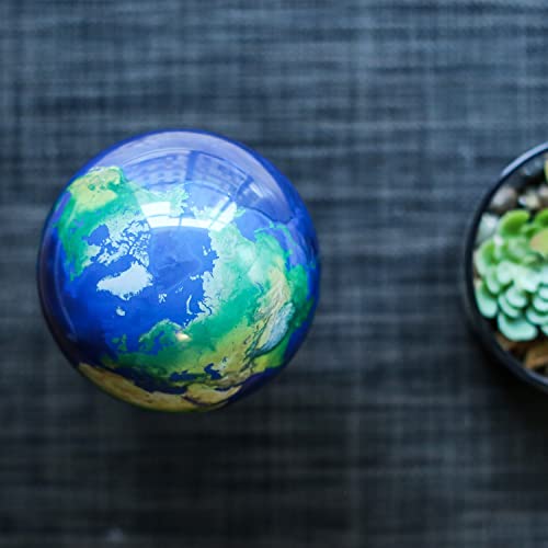 MOVA 8.5" Natural Earth Globe Blue Various Shades