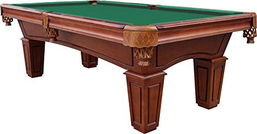 Playcraft St Lawrence 8' Chestnut Slate Pool Table